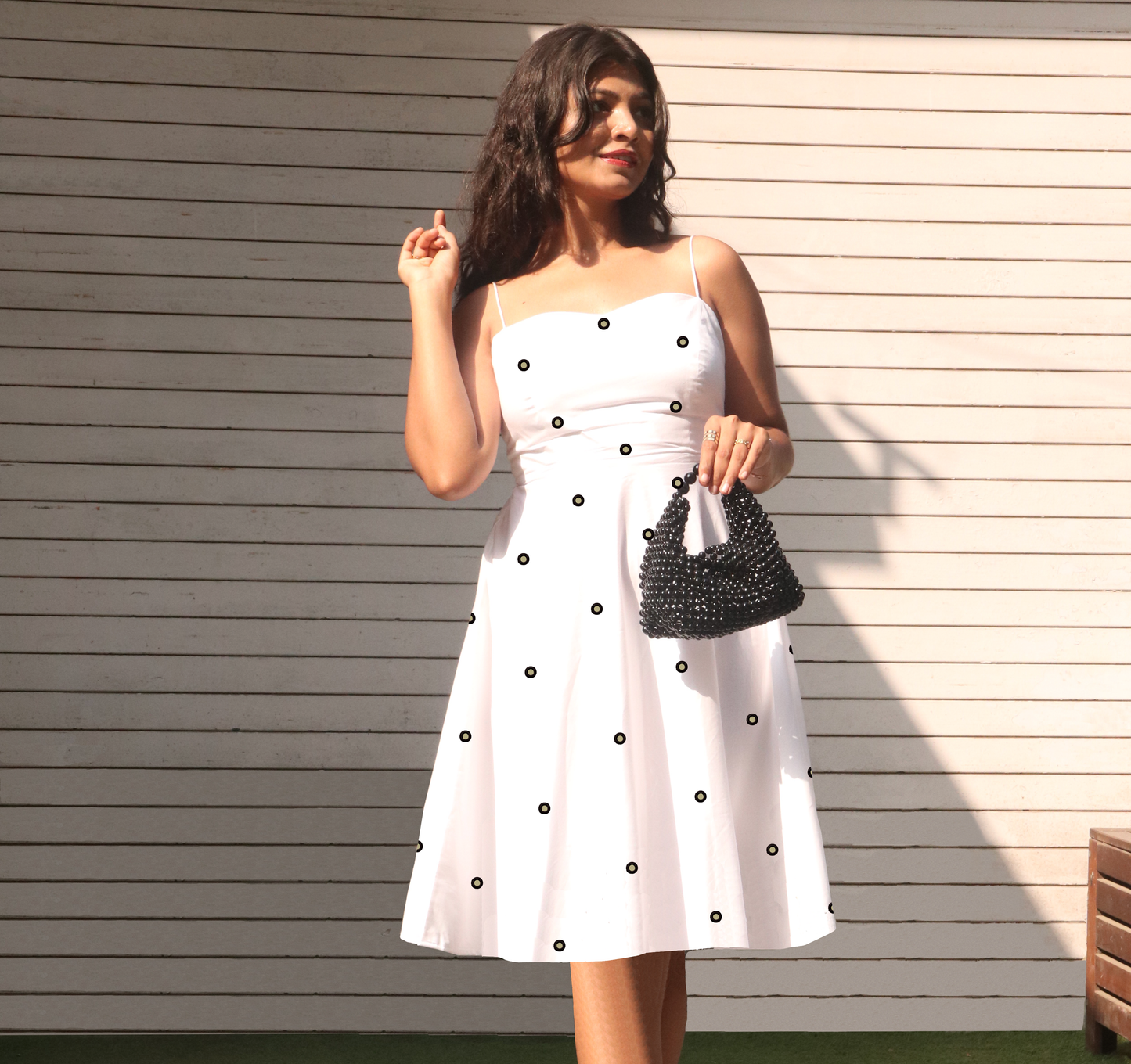 Aabla Polka Charm Dress