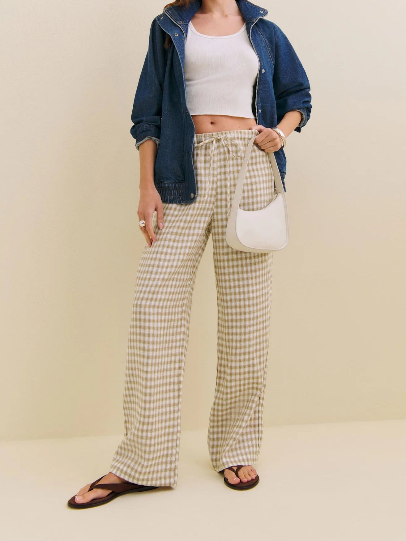 Cotton Wide Leg Pant