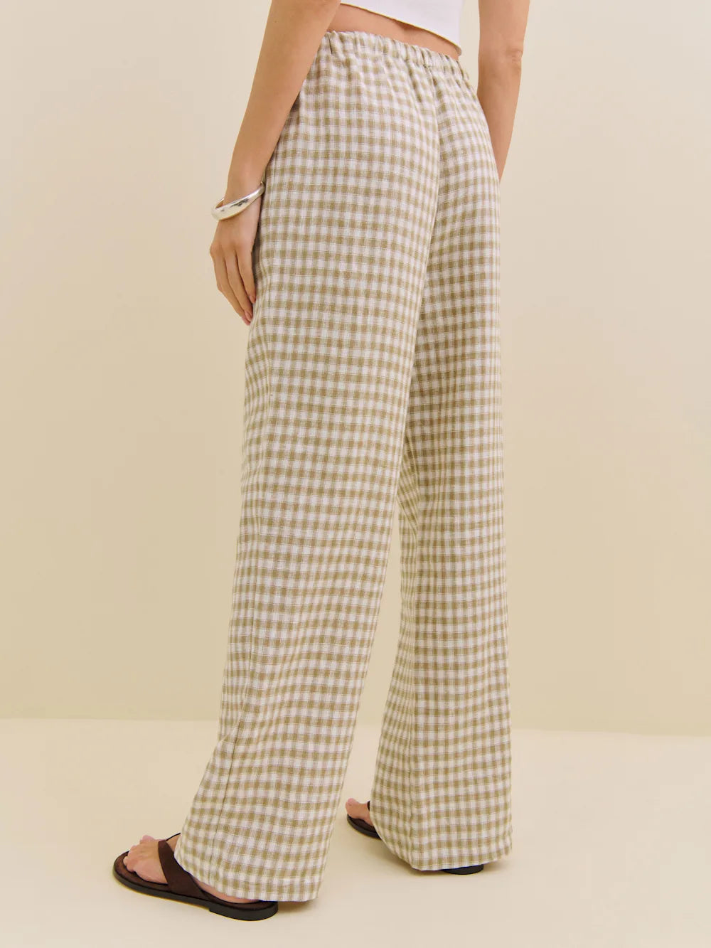 Cotton Wide Leg Pant