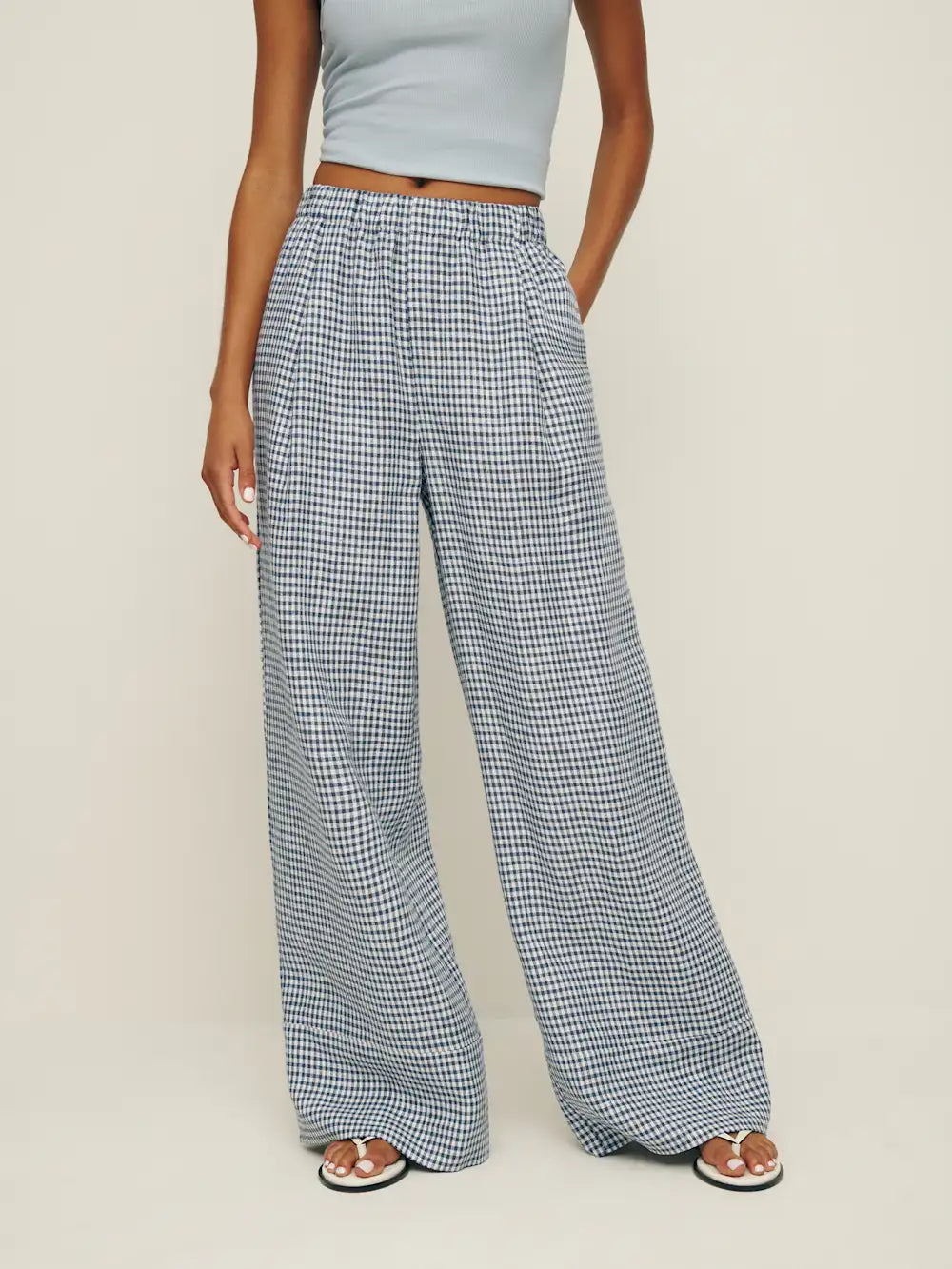 Cotton Wide Leg Pant